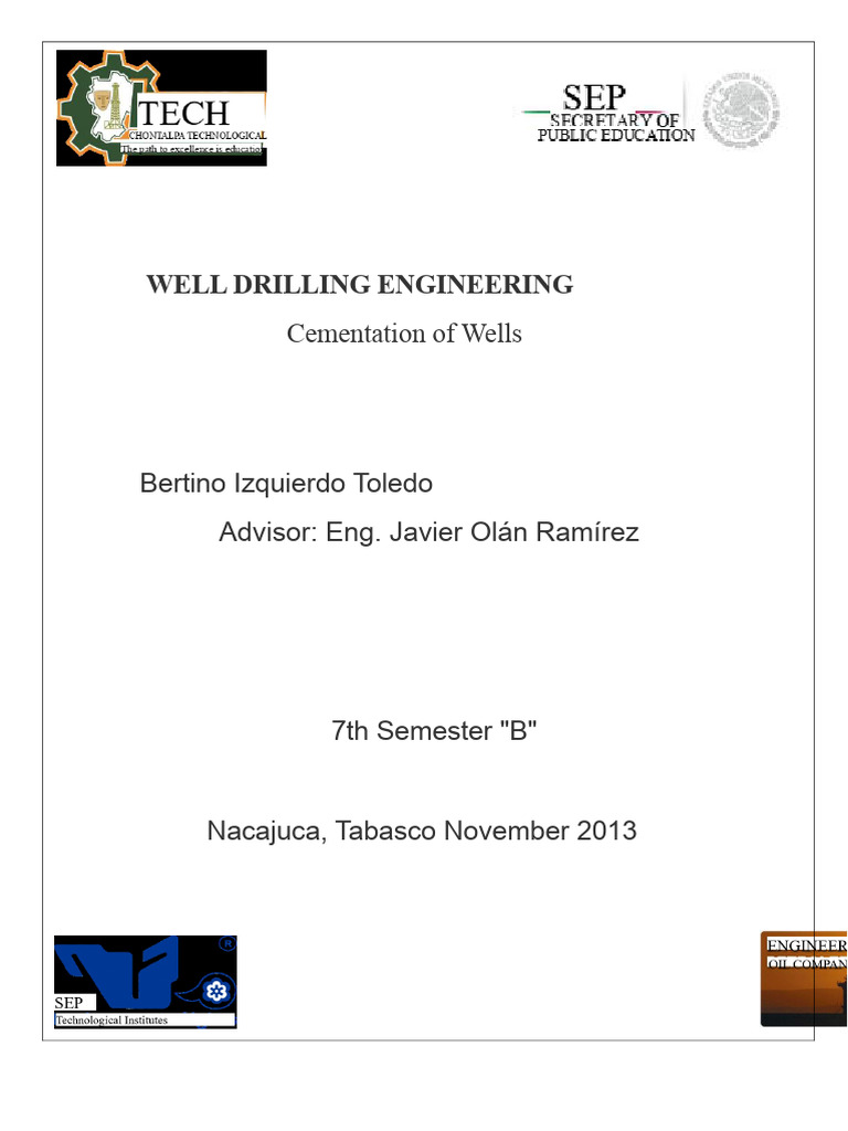 Well Cementing Engineering Guide | PDF | Casing (Borehole) | Materials