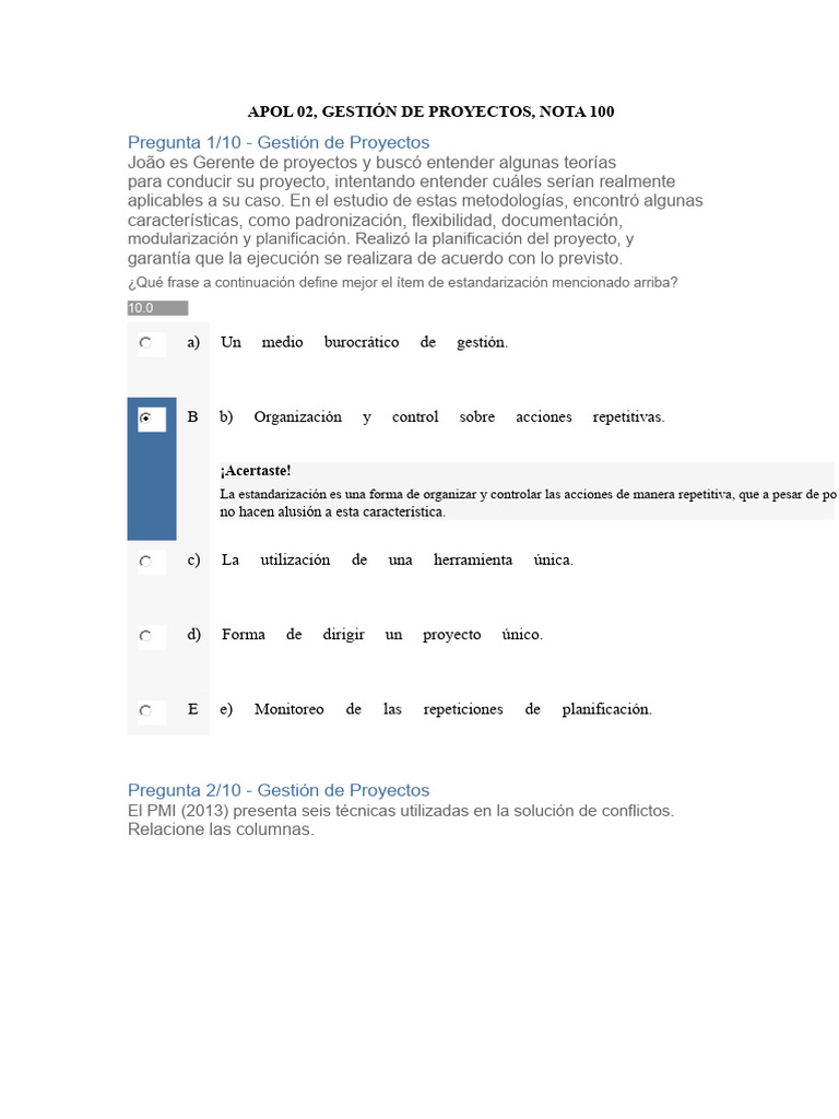 Gestión de Proyectos: Claves y Métodos | PDF | Gestión de proyectos ...