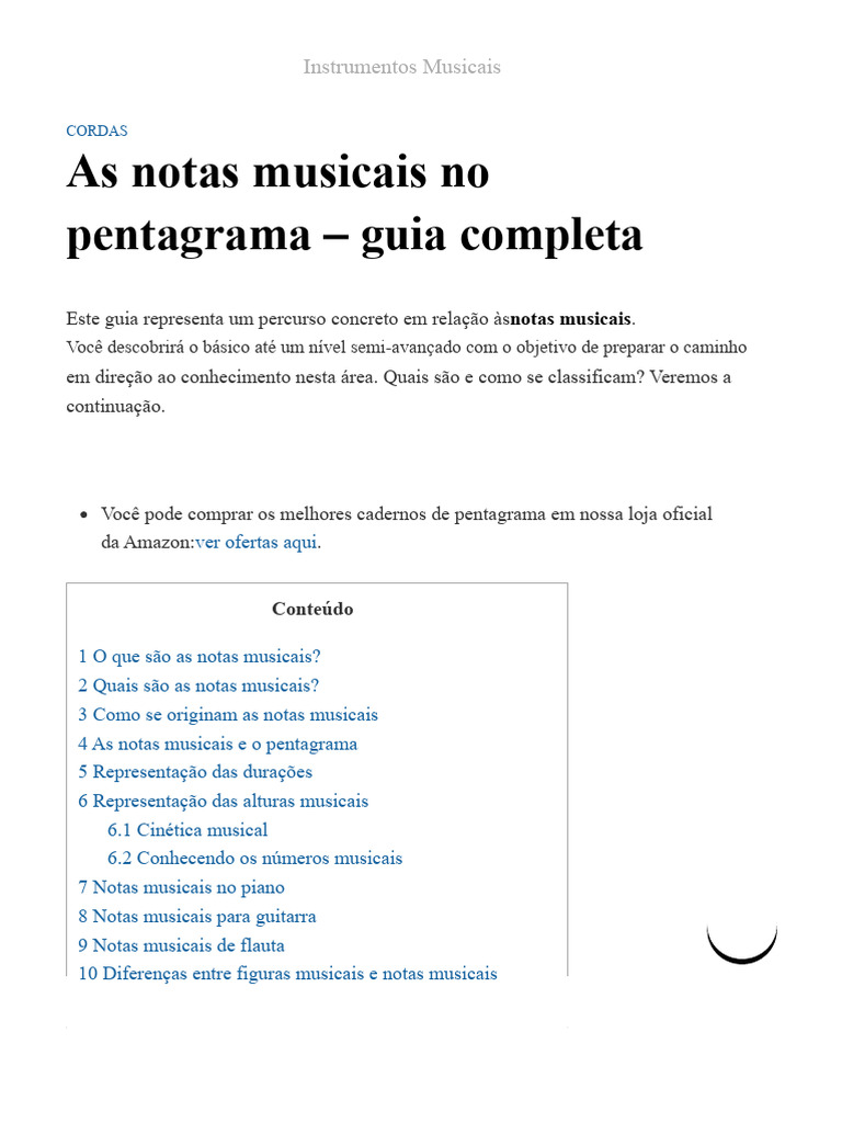 Notas Musicais no Pentagrama: Guia Completo | PDF | Clave | Acorde (música)
