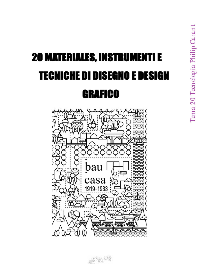 20 Materiali, Strumenti e Tecniche Di Disegno e Design Grafico. | PDF