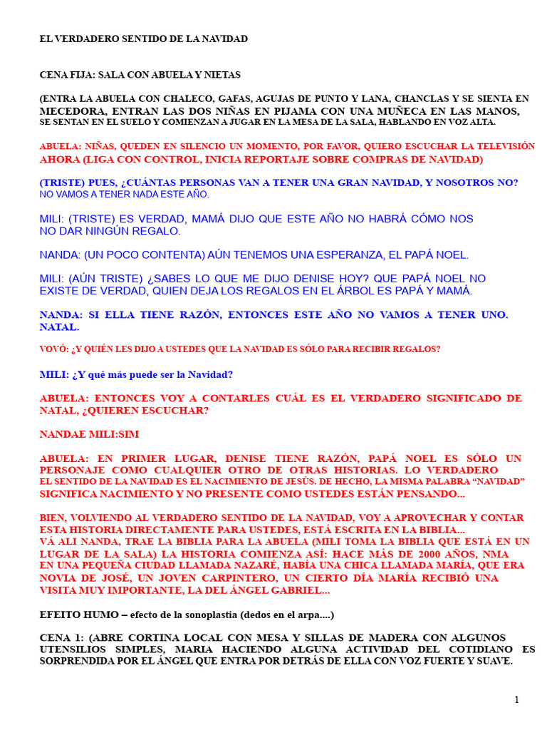 El Verdadero Significado de la Navidad | PDF | María, madre de Jesús ...