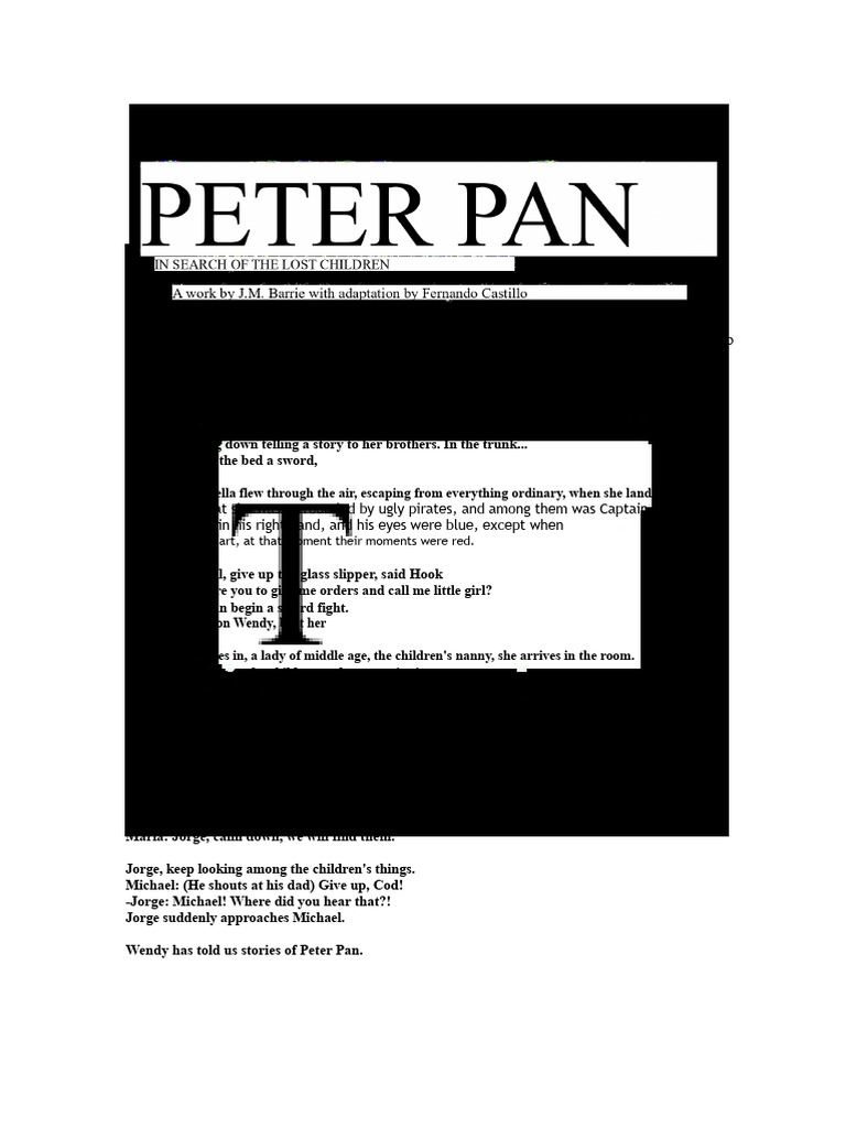 Peter Pan Musical | PDF | Peter Pan | Neverland