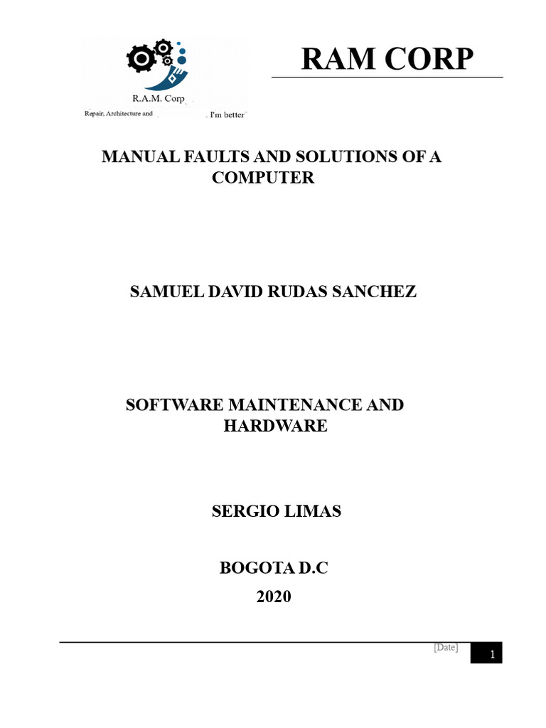Computer Faults: Software & Hardware Solutions | PDF | Computer Virus ...
