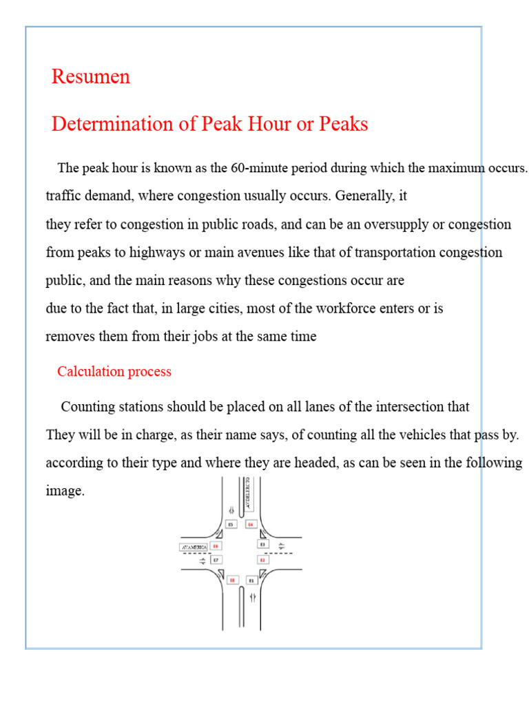 Rush Hour Summary | PDF
