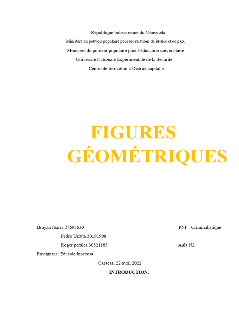 Introduction à la géométrie et ses figures | PDF | Base (algèbre ...