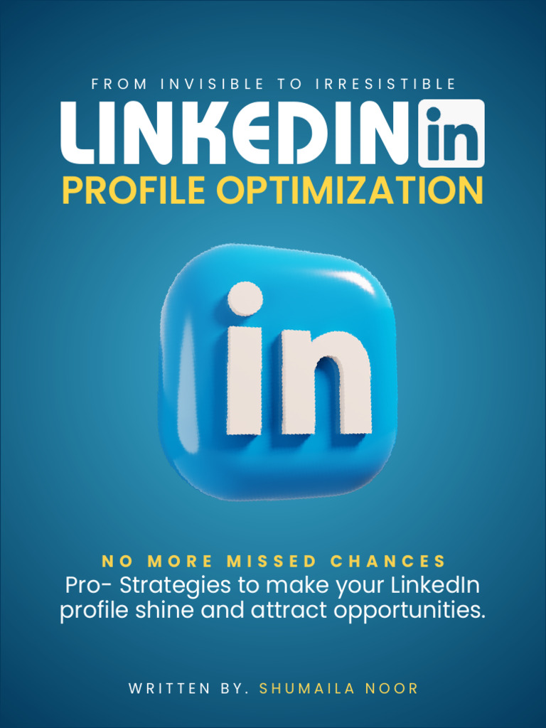 Optimize Your LinkedIn Profile Now | PDF | Linked In | Résumé