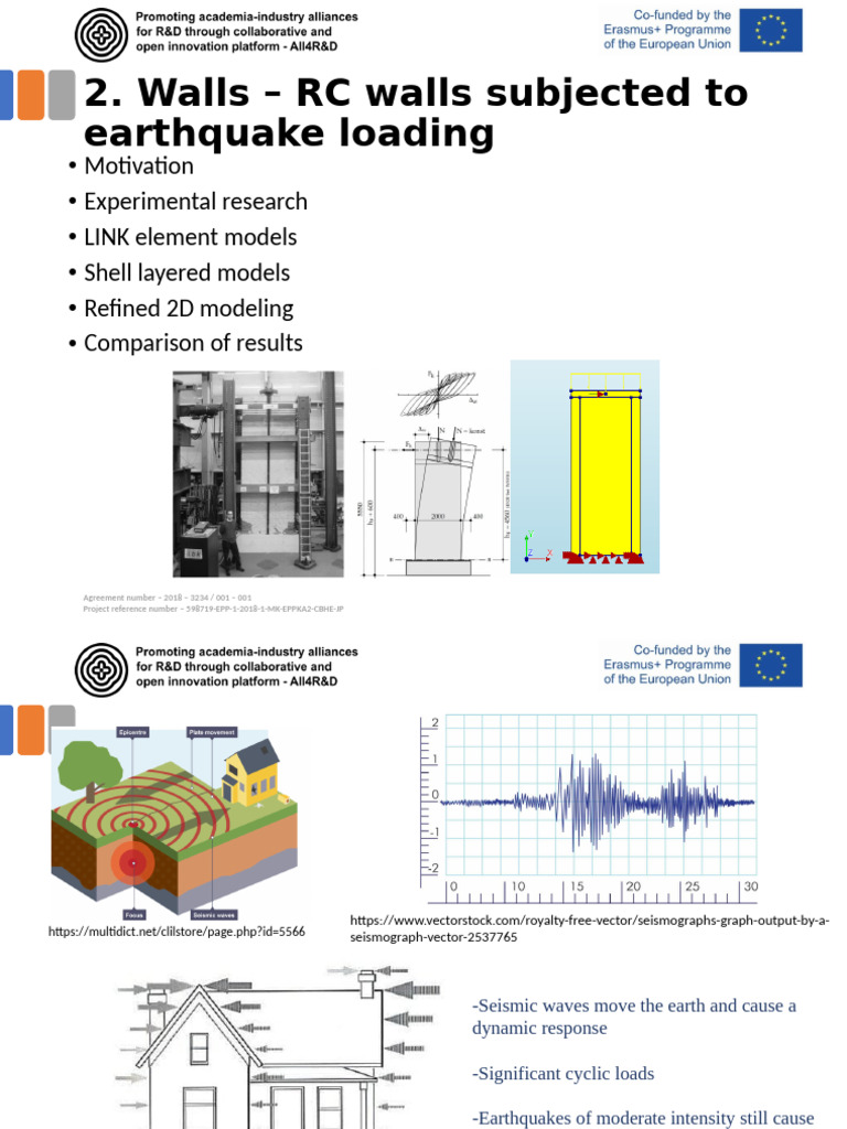 Seismic Analysis of RC Walls Under Load | PDF | Deformation ...