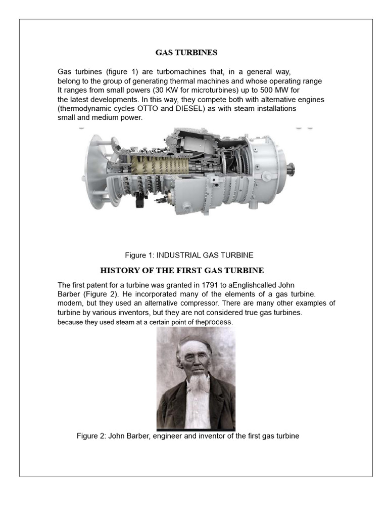 Everything About Gas Turbines | PDF | Gas Turbine | Turbine
