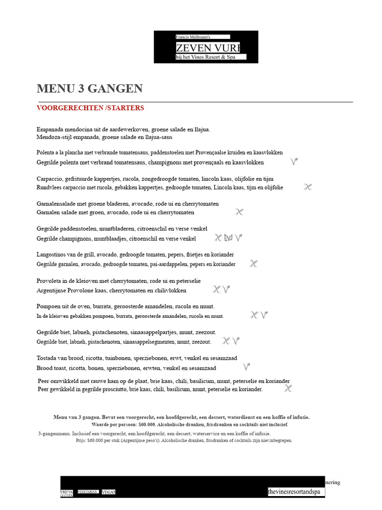 Menu 3 Stappen | PDF