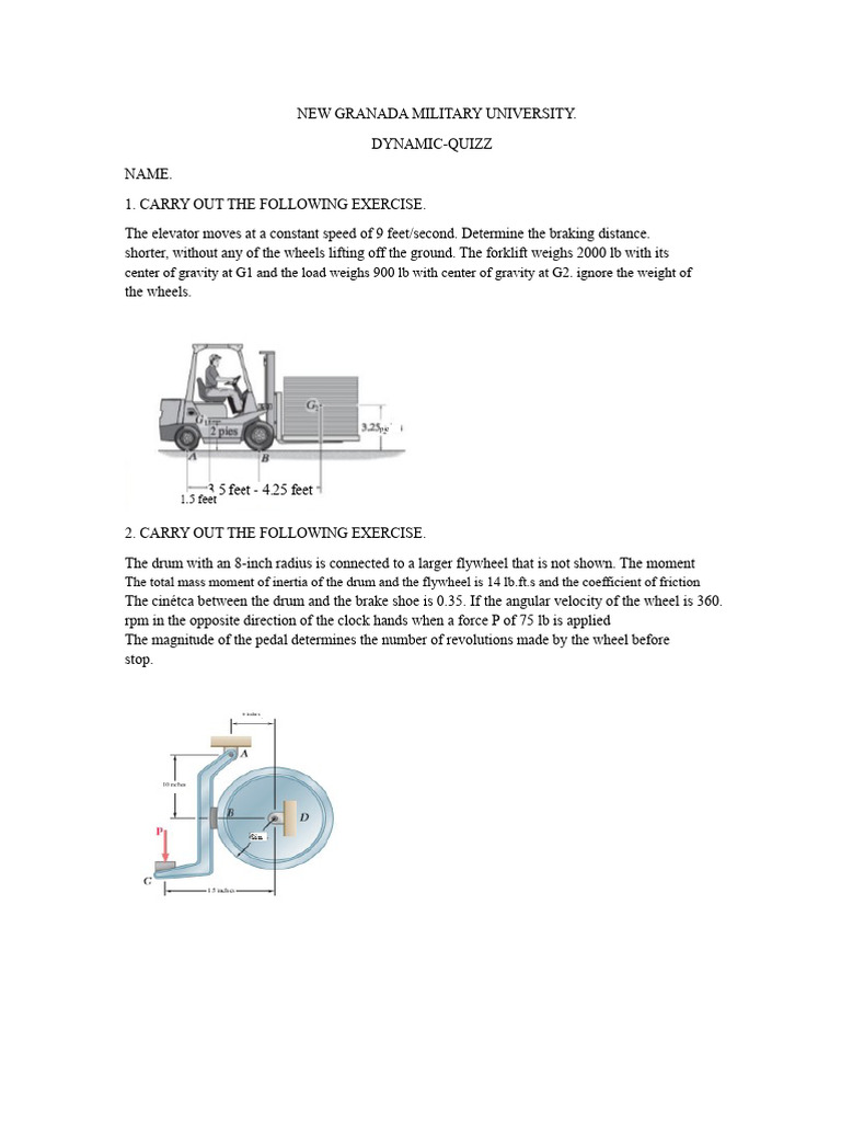 Quiz Force Acceleration Mass Pdf