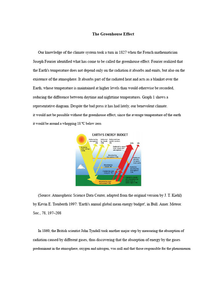 Understanding the Greenhouse Effect | PDF | Greenhouse Gas | Greenhouse ...