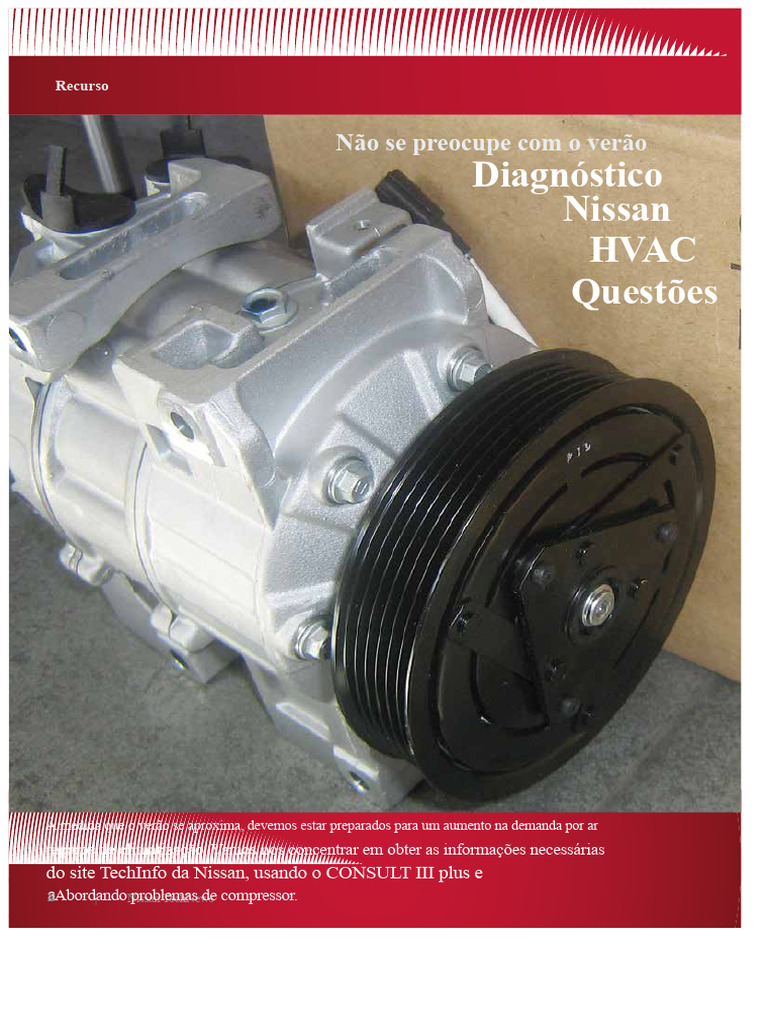 Diagnosticando Problemas de HVAC Da Nissan | PDF | Refrigeração | Ar ...