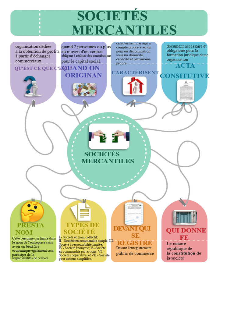 Types De Soci t s Mercantiles Expliqu s PDF