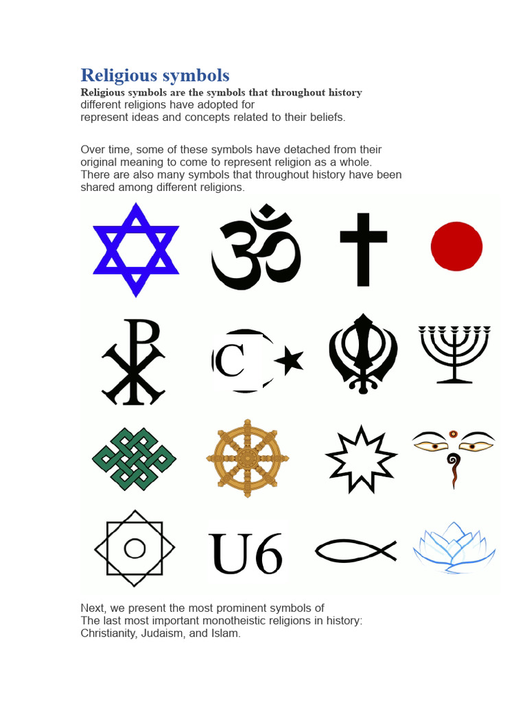 Religious Symbols | PDF | Jesus | Spirituality