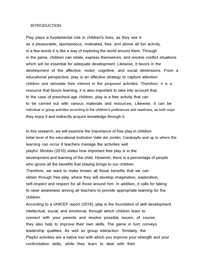 Game Report | PDF | Child Development | Qualitative Research