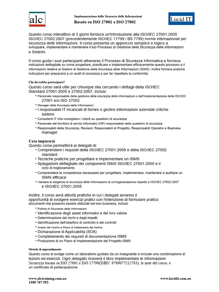 Iso 27001 | PDF