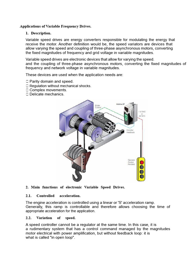 Variable Frequency Drives Applications | PDF | Electric Motor | Pump