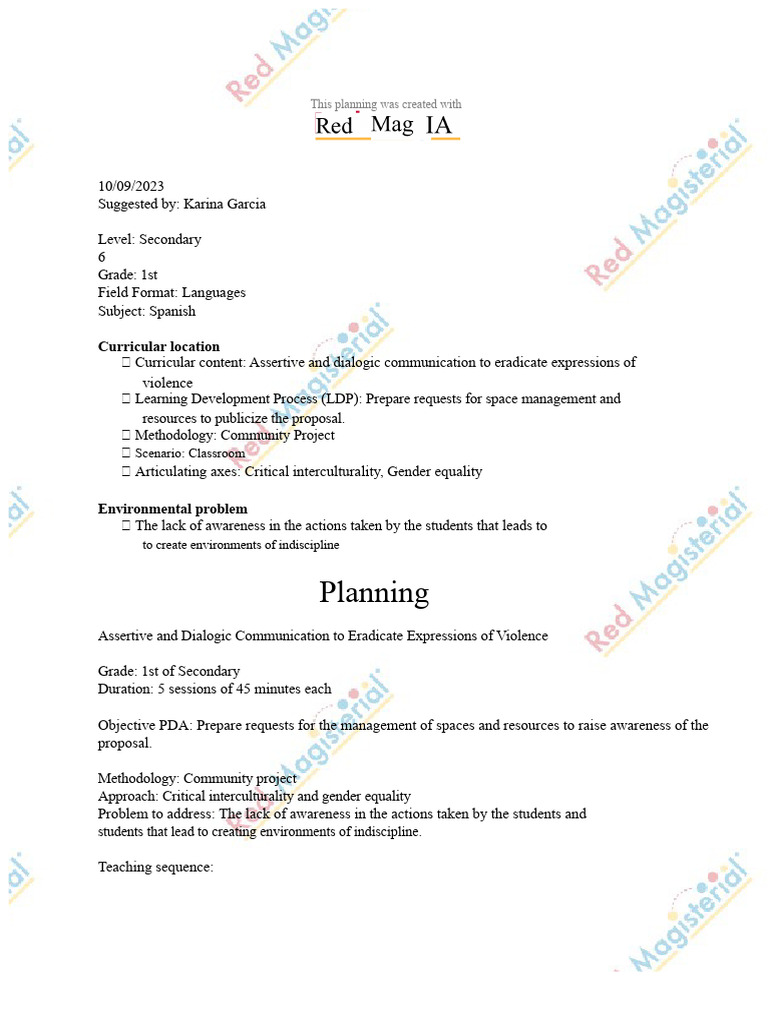 Project Prepare Requests For The Management of Spaces and Resources To ...