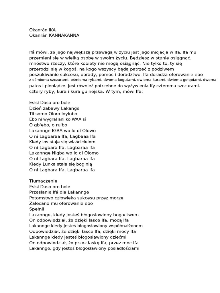 11 Okanran Ika Angielski | PDF