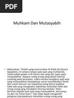Download Muhkam Dan Mutasyabih by Rabiatul Adawiyah SN92626679 doc pdf