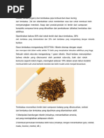 Proses Pembuatan Rokok dan Komponennya | PDF