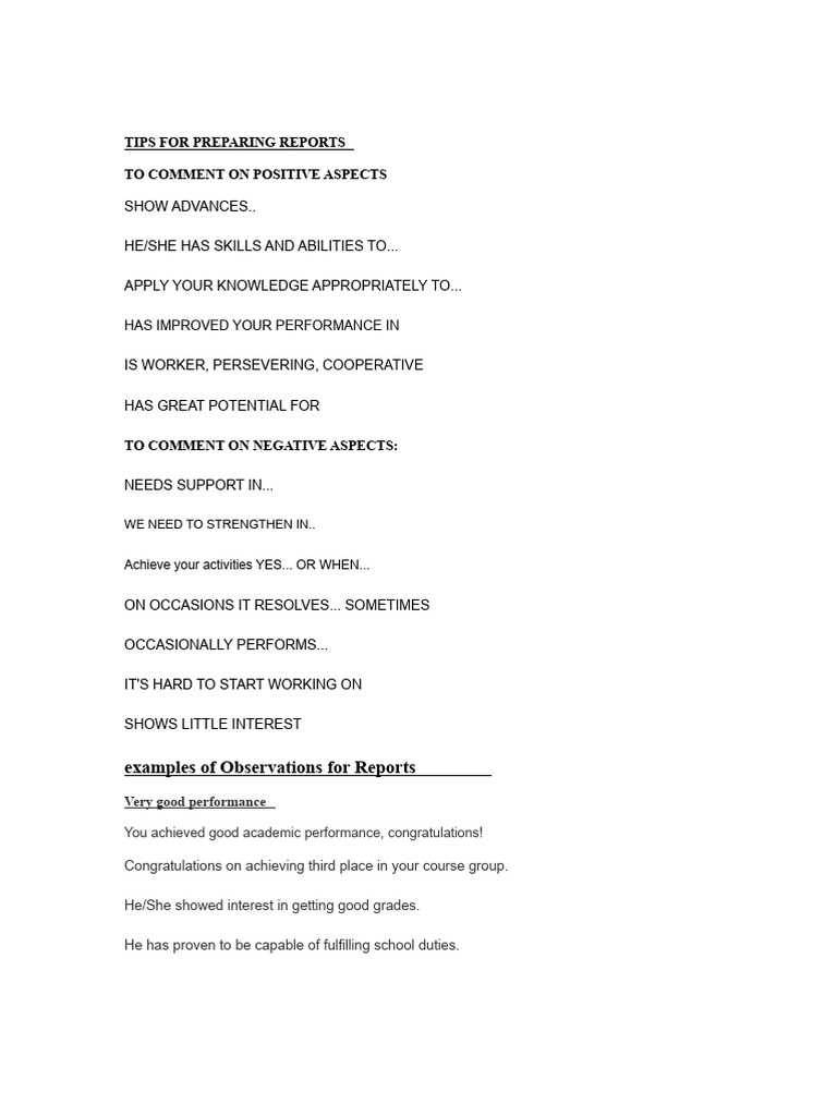 Effective Report Writing Tips | PDF | Learning | Cognitive Science