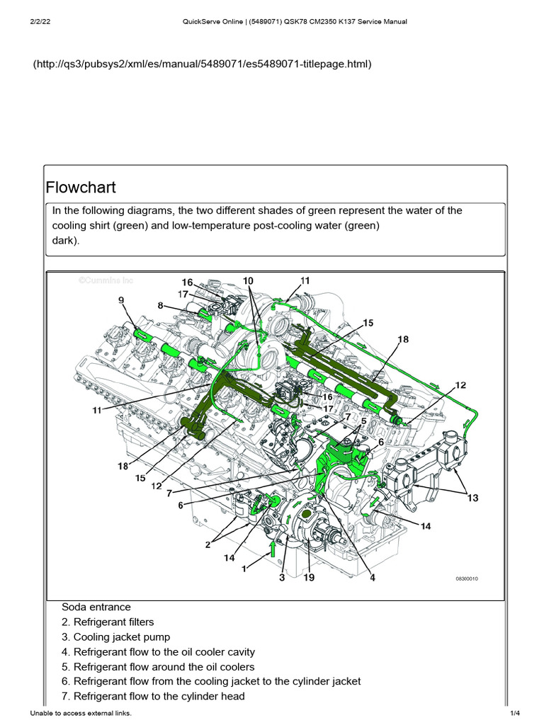 QSK78 CM2350 K137 Service Manual | PDF | Pump | Thermostat