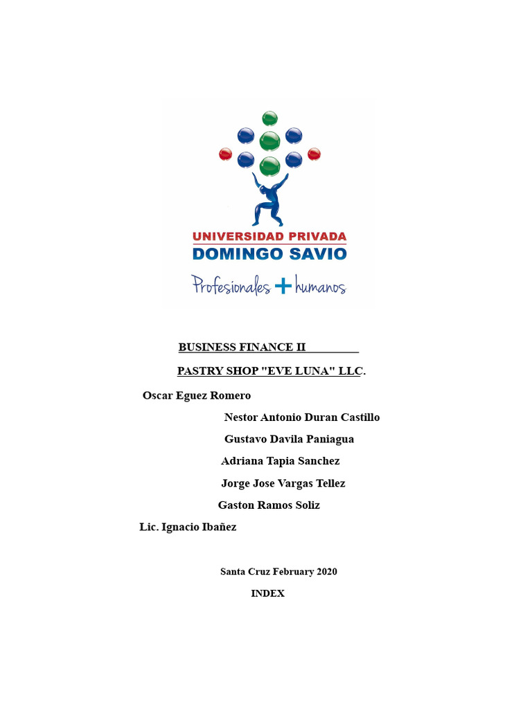 Final Project - Business Finance Ii Complete | PDF | Internal Rate Of ...