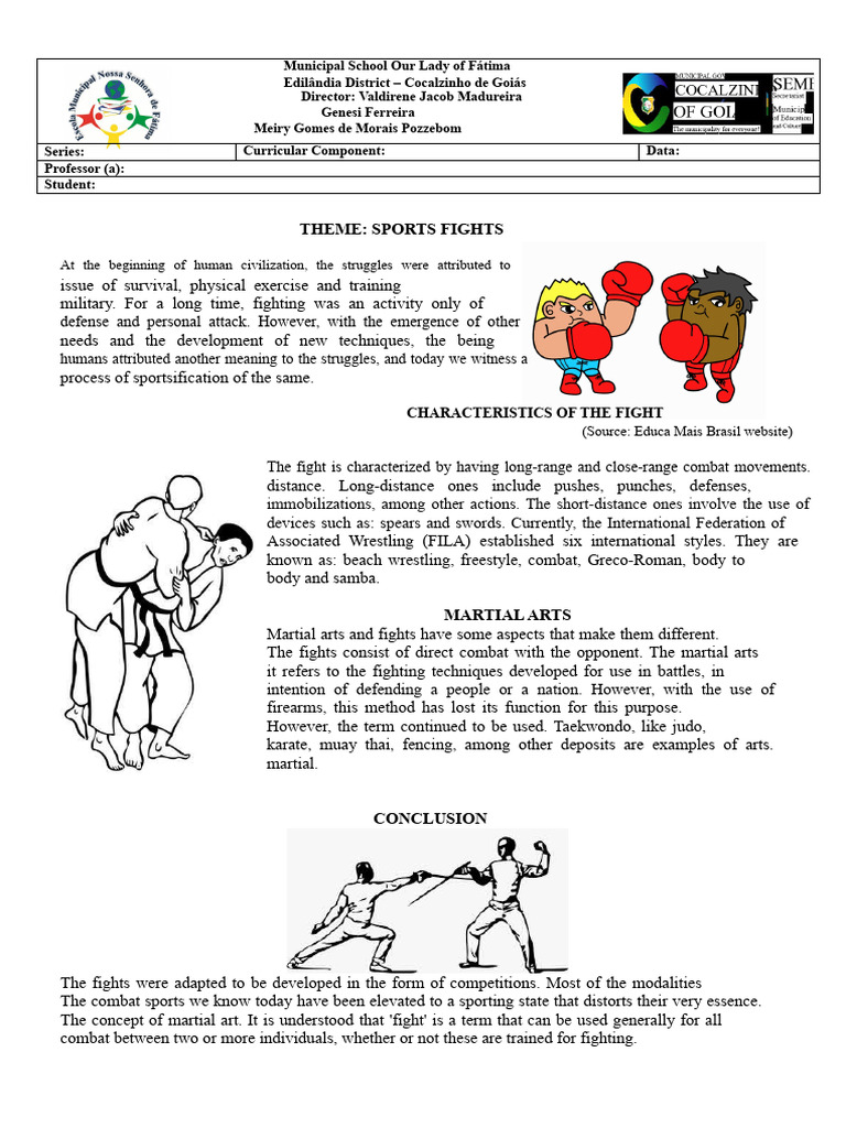Understanding Sports Fights and Martial Arts | PDF | Combat Sports ...