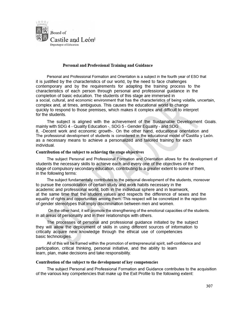 Personal and Professional Guidance in Education | PDF | Learning ...