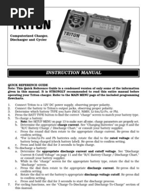 Triton Eq Charger Lithium Ion Battery Battery Electricity