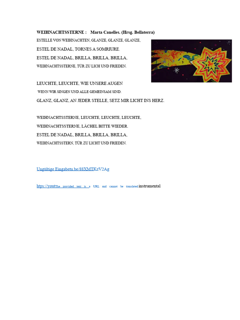 Weihnachtsstern | PDF