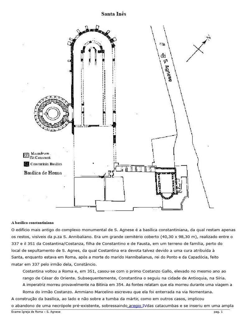 Basílica e Mausoléu de Santa Inês | PDF