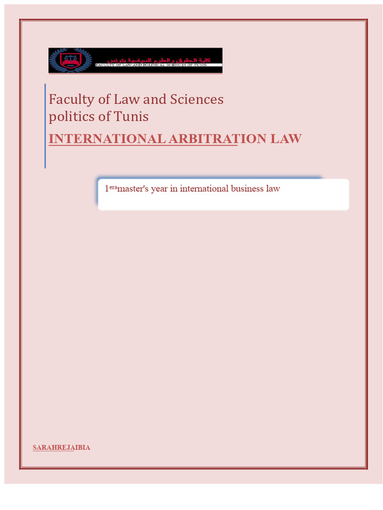 Arbitrage | PDF | Arbitration | Arbitral Tribunal