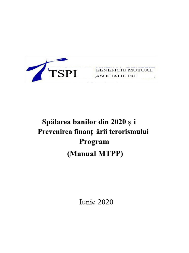 TSPI MBAI 2020 MTPP Manual | PDF