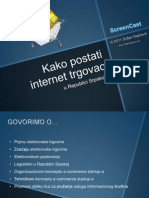 Screen Cast Kako Postati Internet Trgovac