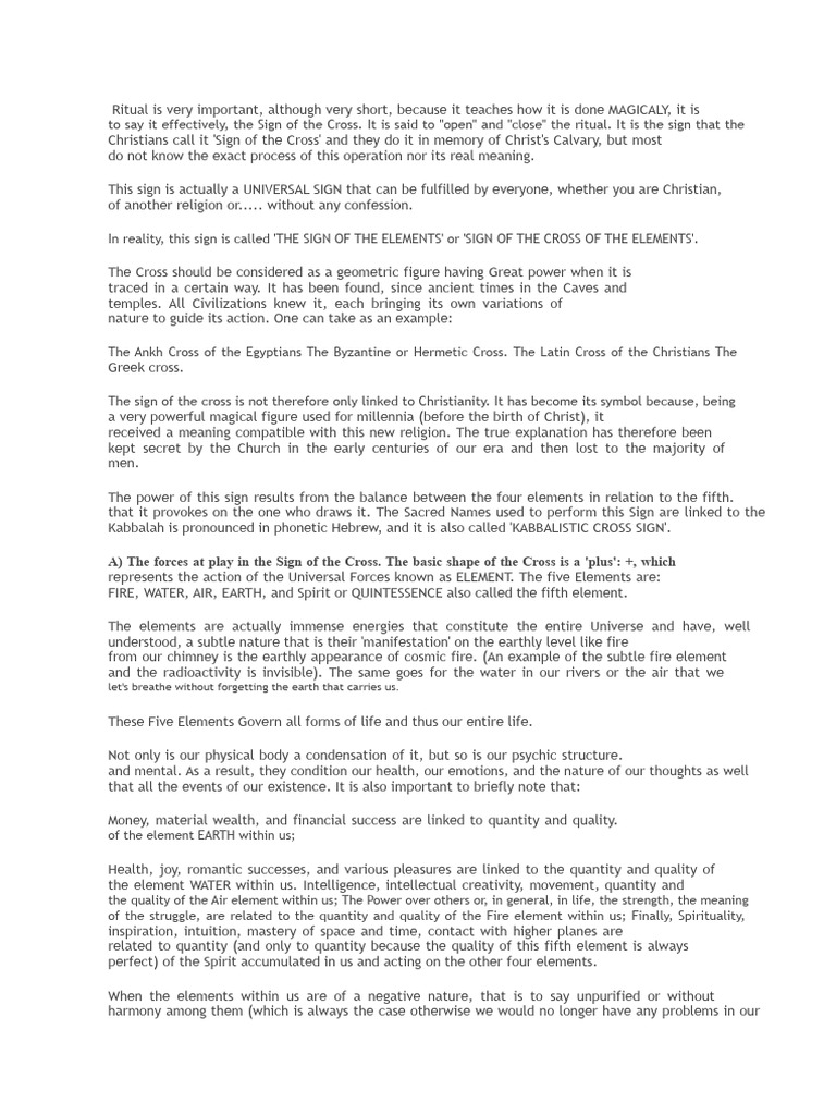 Kabal Cross Sign | PDF | Kabbalah | Spirituality