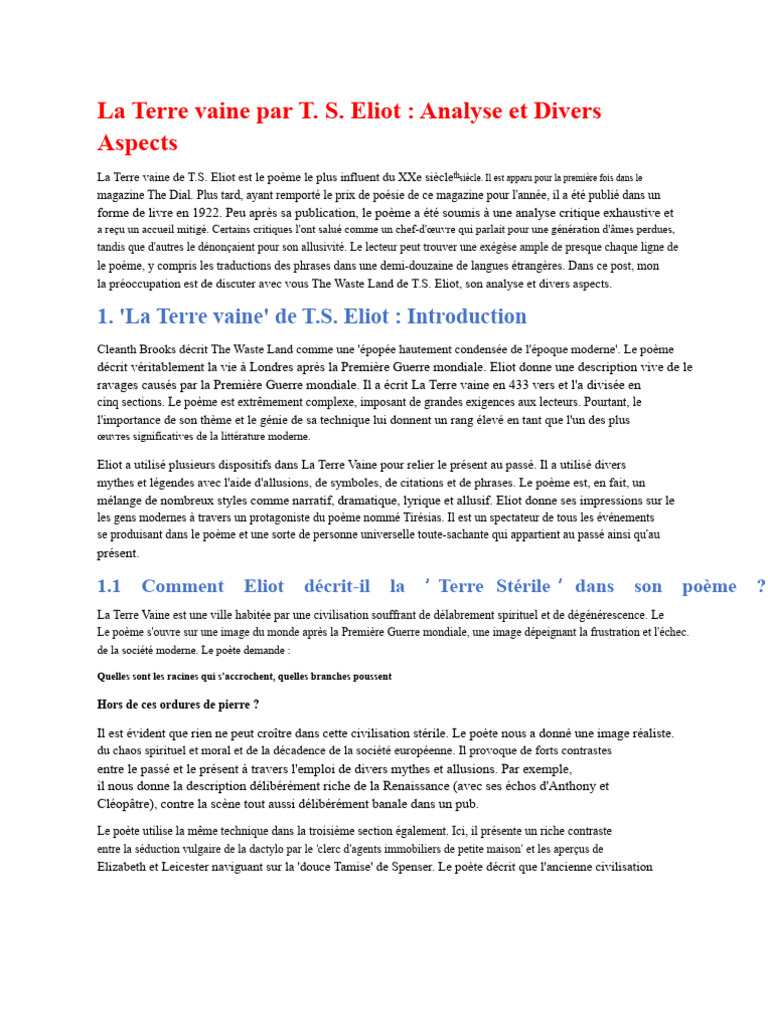 Analyse de 