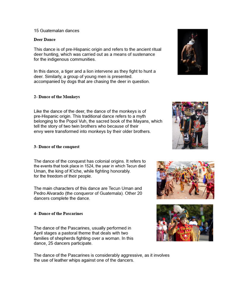 Where Rhythm Becomes Soul: The Living Legacy of Guatemalan Dances