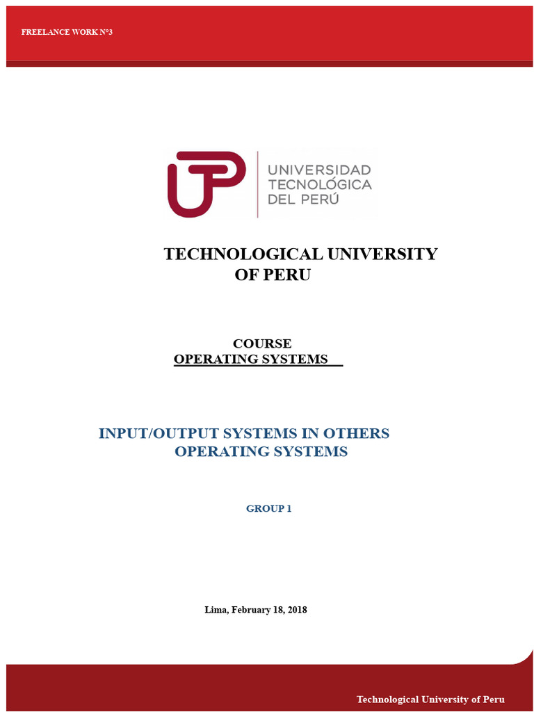 Input and Output Systems of Linux and Windows | PDF | Input/Output ...