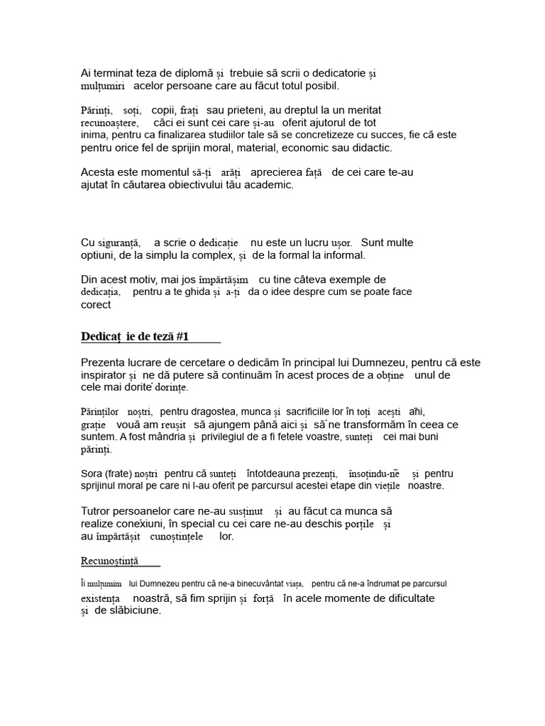 Ai Terminat Lucrarea de Licență? | PDF