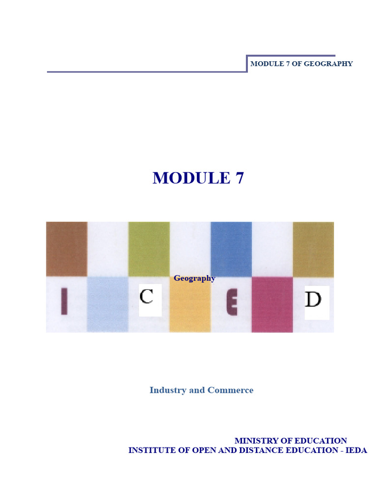 Geography 7 - 2nd Cycle | PDF | Industrial Revolution | Learning