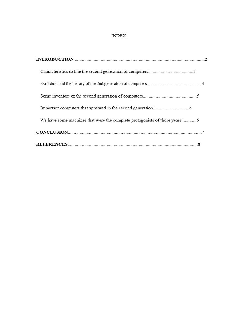 Second Generation Computers Overview | PDF | Computing | Computer ...