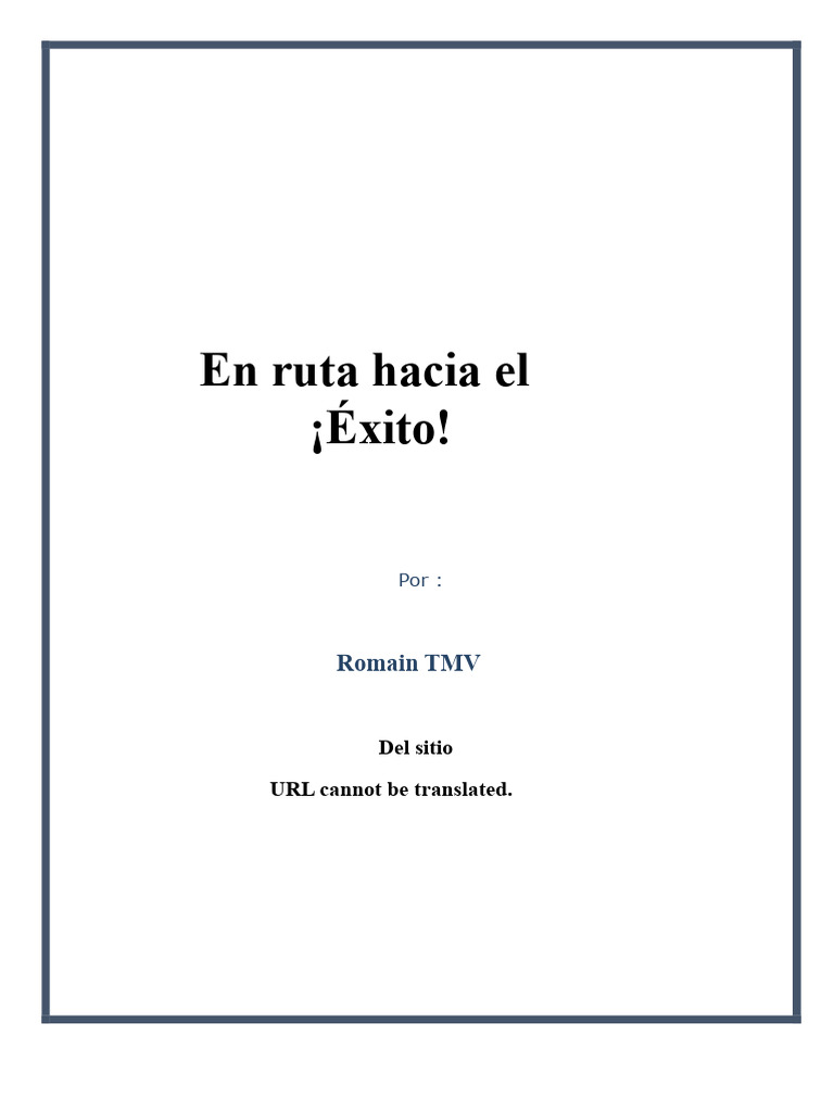 Claves para Alcanzar el Éxito Personal | PDF | Gestión del tiempo ...