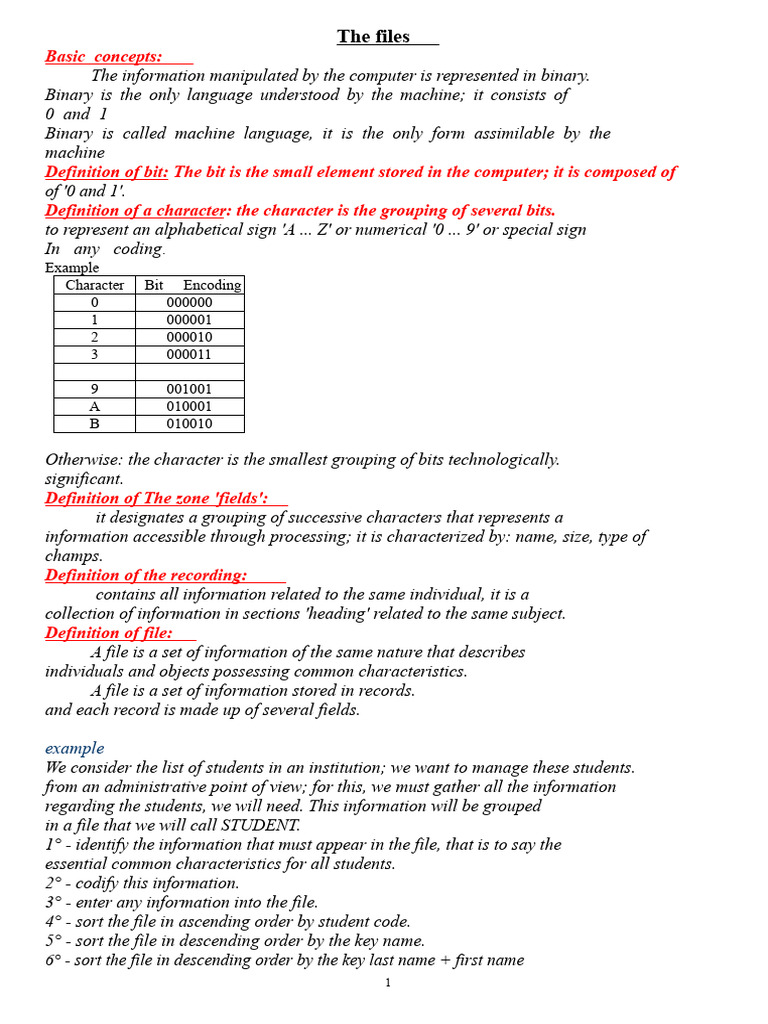 Understanding File Structures and Types | PDF | Floppy Disk | Hard Disk ...