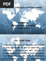 Apresentação EX TARIFÁRIO