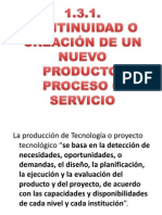 1.3.1. Ad Nvo Prod, Proceso o Servicio