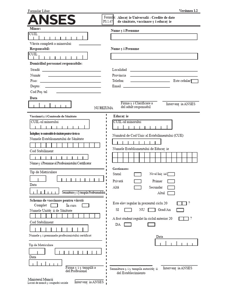 Formular Caiet 1.47 PDF | PDF