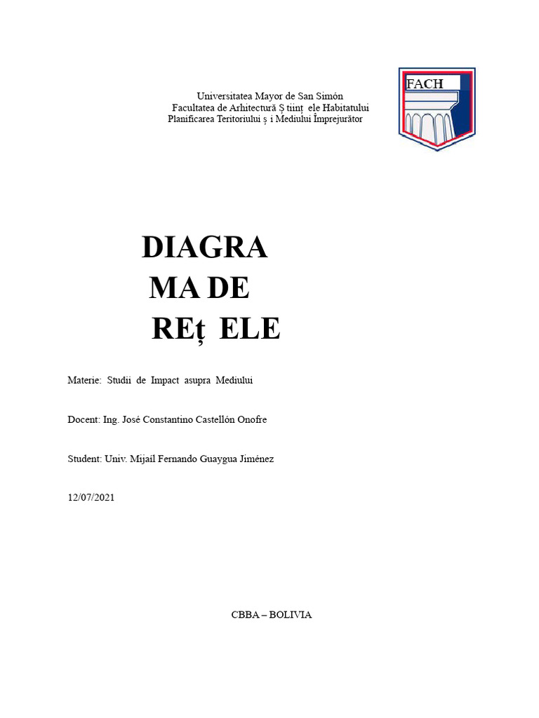 Diagrama de Rețea | PDF