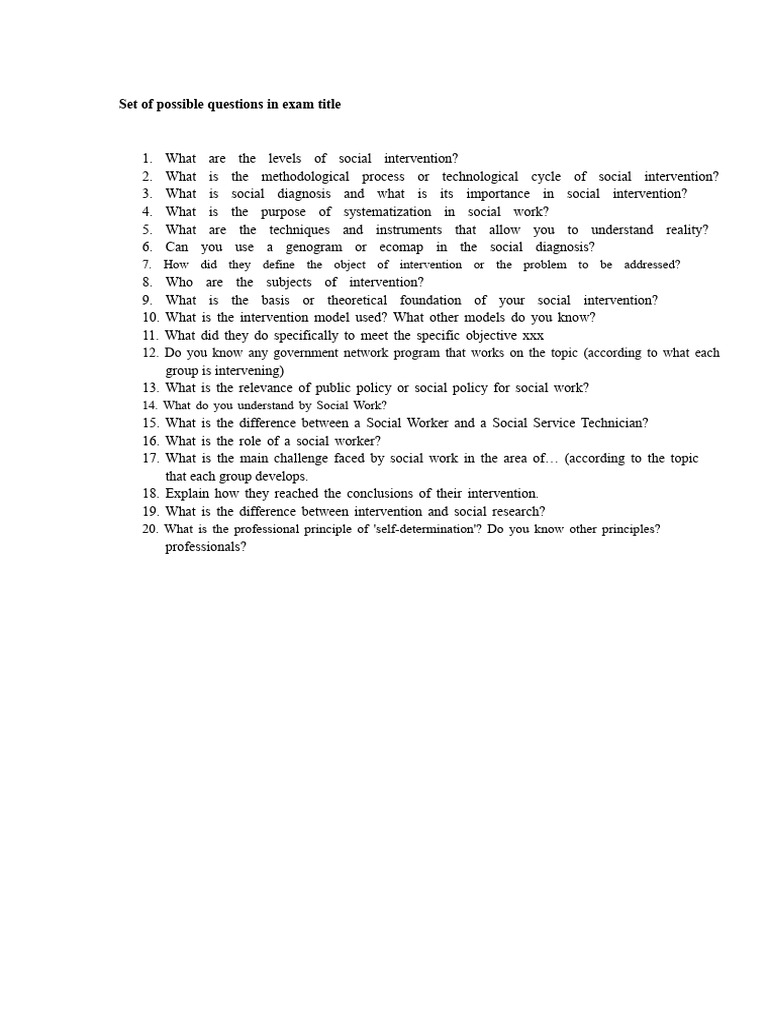 Set of Possible Questions For Title Exam-2 | PDF